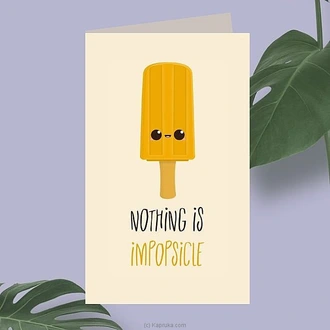 Nothing Is Impossible Greeting Card  Online for none