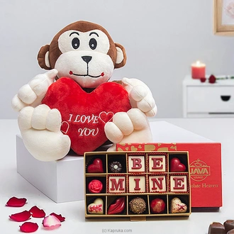 Teddy`s Sweet Embrace Combo Gift For Him Buy combo gift pack Online for specialGifts