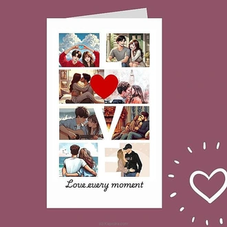 Love Every Moment Greeting Card  Online for none