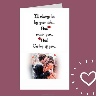 I`ll Always Be With You Greeting Card  Online for none
