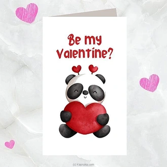 Be my valentine love bear greeting card Buy Greeting Cards Online for specialGifts