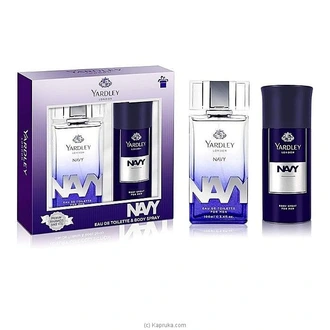 Yardley Navy Gift Set For Men Buy Online perfume brands in Sri Lanka Online for specialGifts