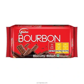 Munchee Bourbon Biscuit 100g - Confectionery And Biscuits  Online for none