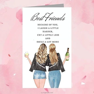 Best Friends Greeting Card  Online for none