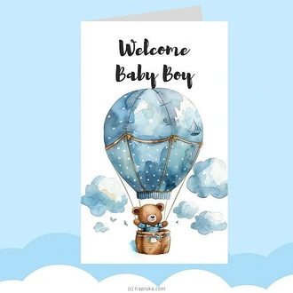 Welcome Baby Boy Greeting Card Buy Greeting Cards Online for specialGifts