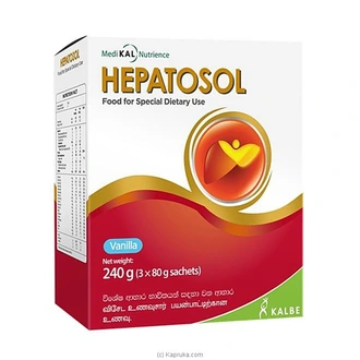 Hepatosol Vanilla 240g (3 Sachets Of 80g) Buy Pharmacy Items Online for specialGifts