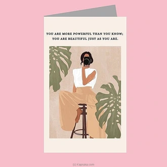 Inspirational Greeting Card For Her  Online for none