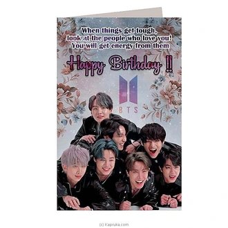 Happy Birthday BTS Greeting Card Buy Greeting Cards Online for specialGifts