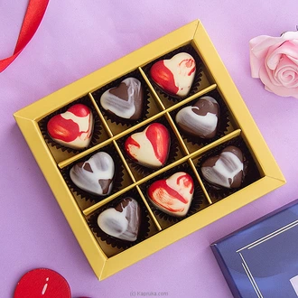 Anods non alcholic  Assortment Heart 9 pieces Box Buy Anods Cocoa Online for specialGifts