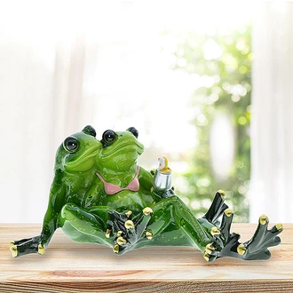 Love And Laughter Frog Duo - Gift For Her , Gift For Him  Online for none