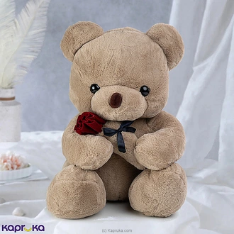 Romantic Rose Bear - 20 Inch Beige Plush Teddy  Online for none