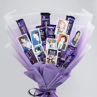 Purple Dream BTS Bouquet  Online for none