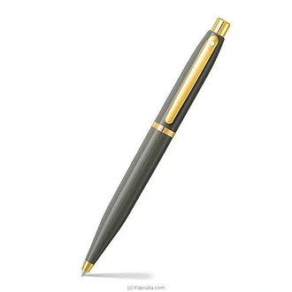 Sheaffer VFM 9427 Glossy Light Gray Ballpoint Pen With PVD Gold-  Online for none