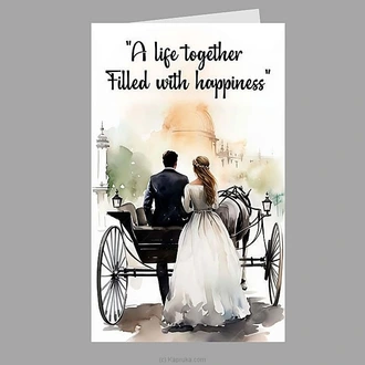 Happy Wedded Life Greeting Card Buy Greeting Cards Online for specialGifts
