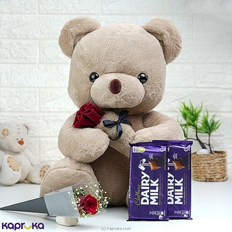 Cherished Love Combo For Her With 2 Cadbury Chocolates, Red Rose  Online for none