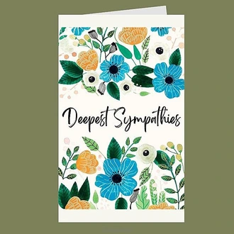 Deepest sympathies greeting card Buy Greeting Cards Online for specialGifts