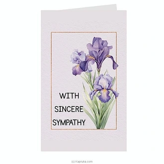 With sincere sympathy greeting card Buy Best Sellers Online for specialGifts