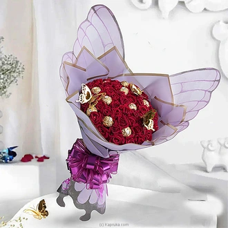 Butterfly Kisses Chocolate Wishes- Ferrero Rocher Chocolates Wit  Online for none