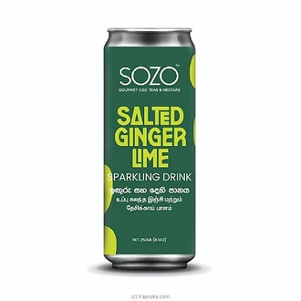 Sozo Salted Ginger And Lime Drink 330ml Buy Online Grocery Online for specialGifts