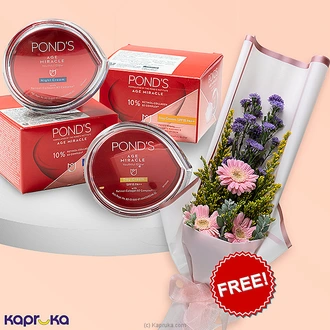 Golden Glow Care Package With Free Gerbera Bouquet  Online for none