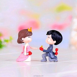 Enchanted Engagement Miniature - Couple Cake Topper Figurine (Approx. 5.5cm) Buy Best Sellers Online for specialGifts