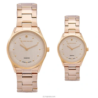 GIORDANO COUPLE WATCHES GD 1210 33 Buy Jewellery Online for specialGifts