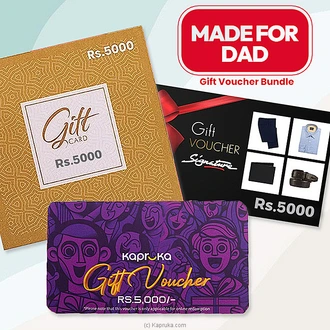 `Made-For-Dad` Gift Voucher Bundle Buy Best Sellers Online for specialGifts
