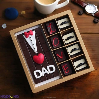 Father`s Day Debonair Delight Chocolate Sleeve Box  Online for none