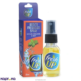Fresh Up Breath Freshener Spray 30ml - Ceylon Cinnamon And Mint Buy ayurvedic Online for specialGifts