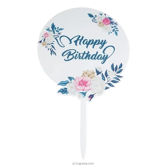 Happy Birthday White Topper Buy Best Sellers Online for specialGifts