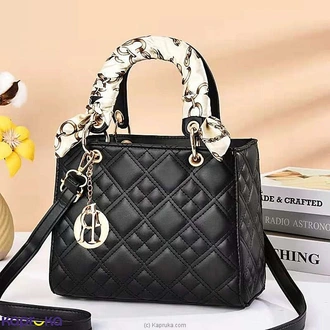 Ivanka Quilted Design Handheld PU Ladies Fashion Handbag With De  Online for none
