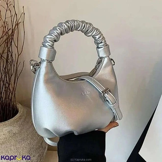 Anya Dumpling Pouch Cloud Bag Silver  Online for none
