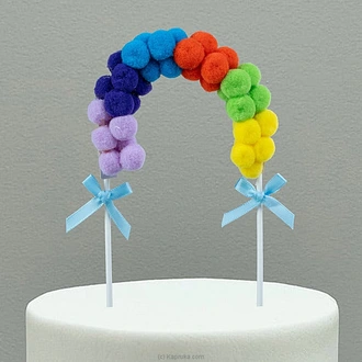 Rainbow Bubbles Topper Buy party Online for specialGifts