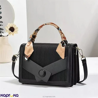 Melina Stripes Design Handheld PU Ladies Fashion Handbag With De  Online for none