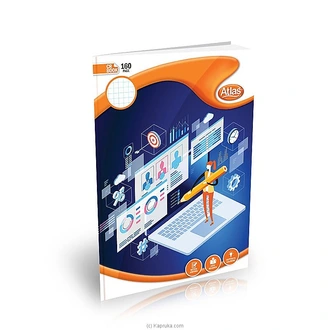 Atlas A4 Book CR 160pgs (#) Square Ruled  Online for none