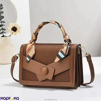 Melina Stripes Design Handheld PU Ladies Fashion Handbag With De  Online for none