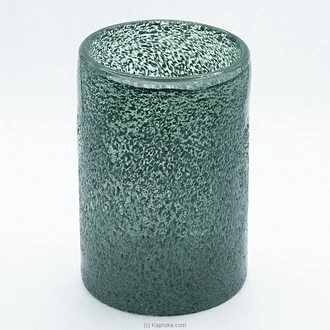 Emerald Frost Glass Jar - 7 Inch  Online for none