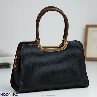 Avril PU Faux Leather Handbag For Women Glossy Top Handle Tote,  Online for none