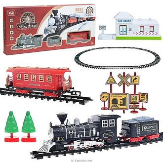 Railway Express Vintage Train Set - DIY Classical Toy Train For  Online for none