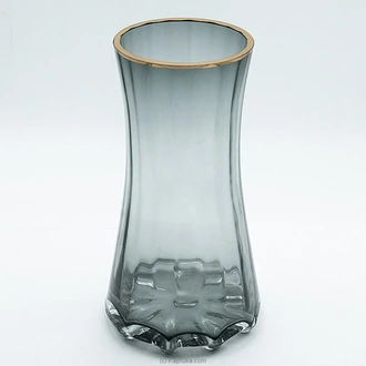 Tall Smoke-tint Floral Vase 9 Inch  Online for none