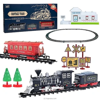 Vantage Train DIY Classic Train Set 23 Piece Buildable Railway T  Online for none