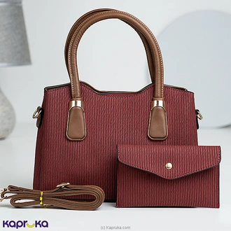 Annie Multi Striped Textured Handbag - Elegant Tote For Stylish Women Red Buy valentine Online for specialGifts