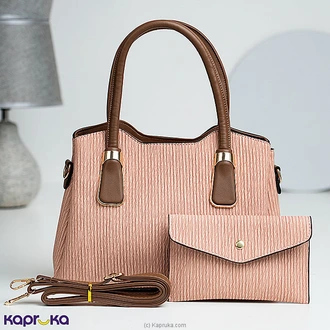 Annie Multi Striped Textured Handbag - Elegant Tote For Stylish  Online for none