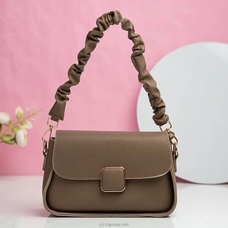 Lunara Twist Strap Handbag Coffee Brown  Online for none