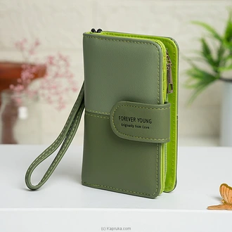 Women`s Short Wallet - Green  Online for none