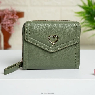 Women`s Short Wallet - Green Buy mother Online for specialGifts