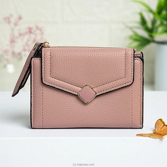 Stylish Pink Short Wallet  Online for none