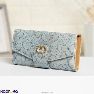 Calia Monogram Charm Clutch Wallet Blue  Online for none