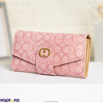 Calia Monogram Charm Clutch Wallet Pink  Online for none