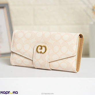 Calia Monogram Charm Clutch Wallet Beige  Online for none